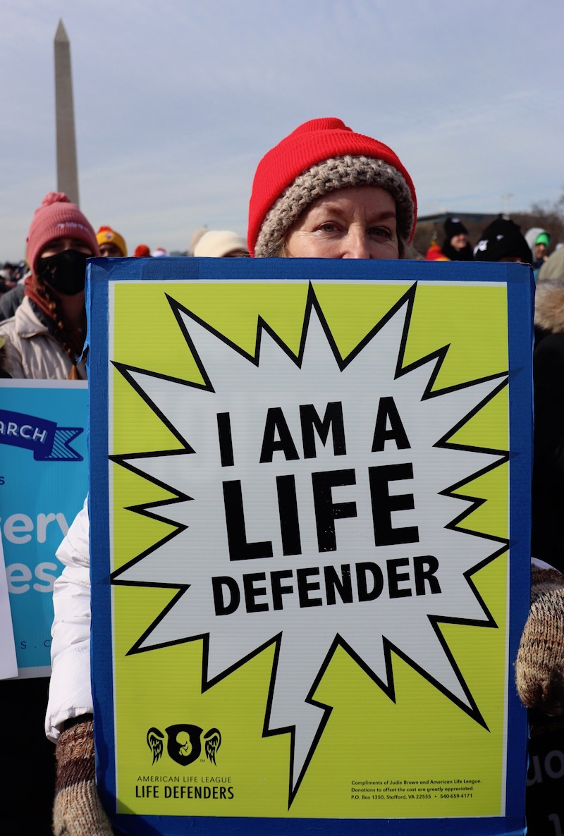 march pro-life signs