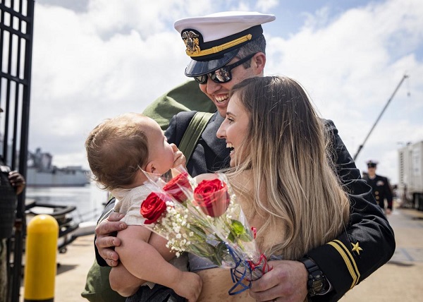 Military Submarine Homecoming