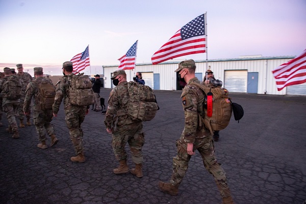 Military Homecoming from Poland