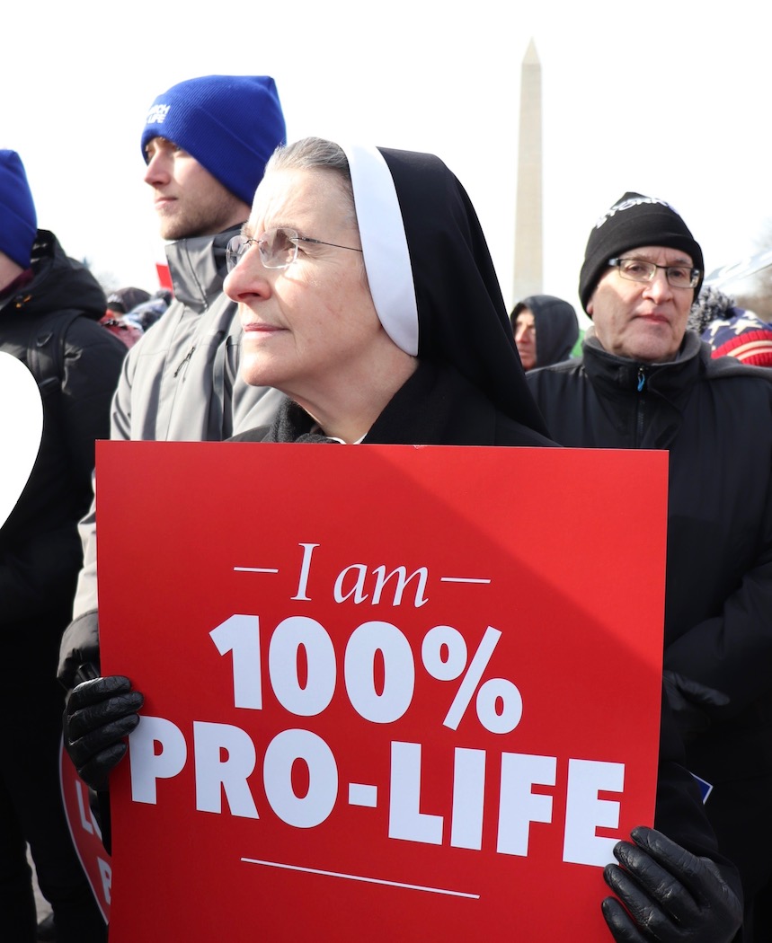 march pro-life signs