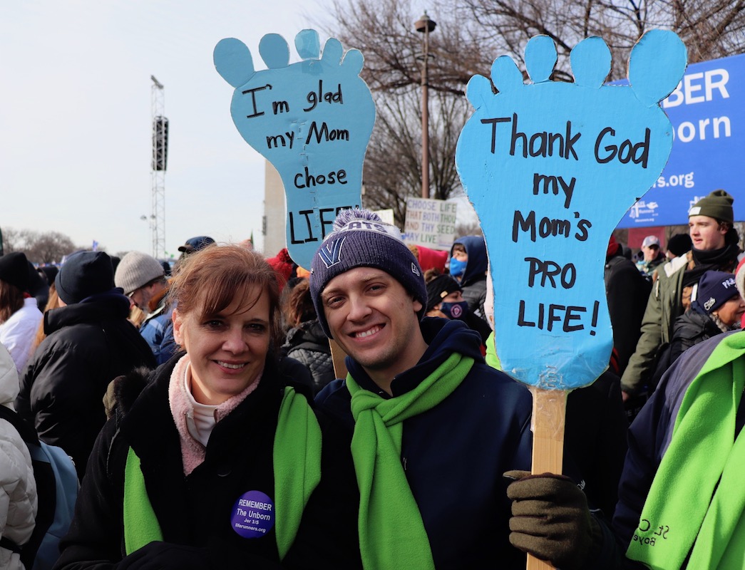 march pro-life signs