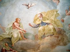 Holy Trinity, fresco by Luca Rossetti da Orta, 1738–9