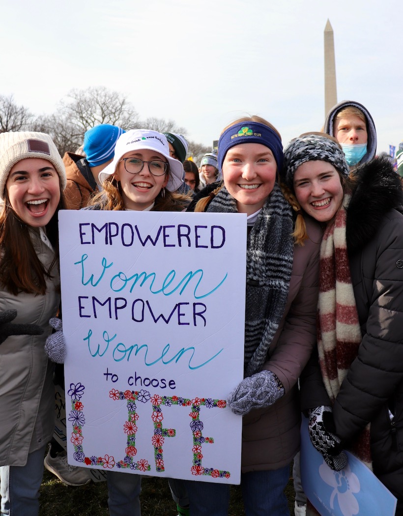 pro-life march signs