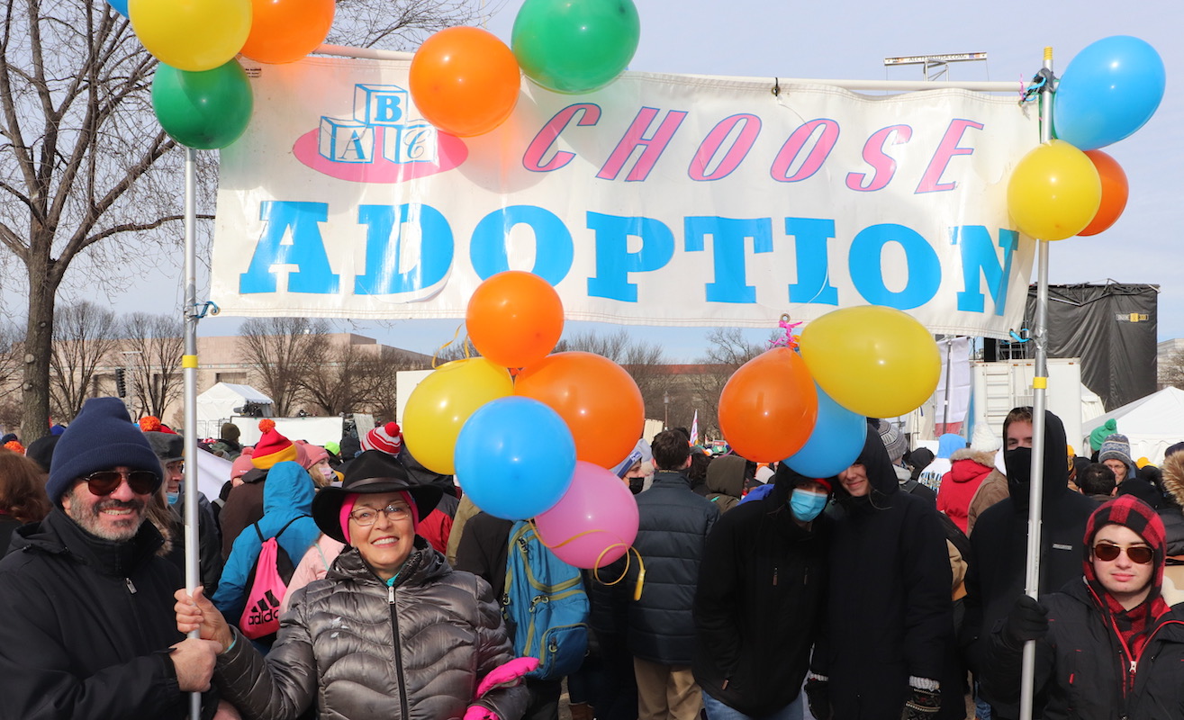 pro-life march signs