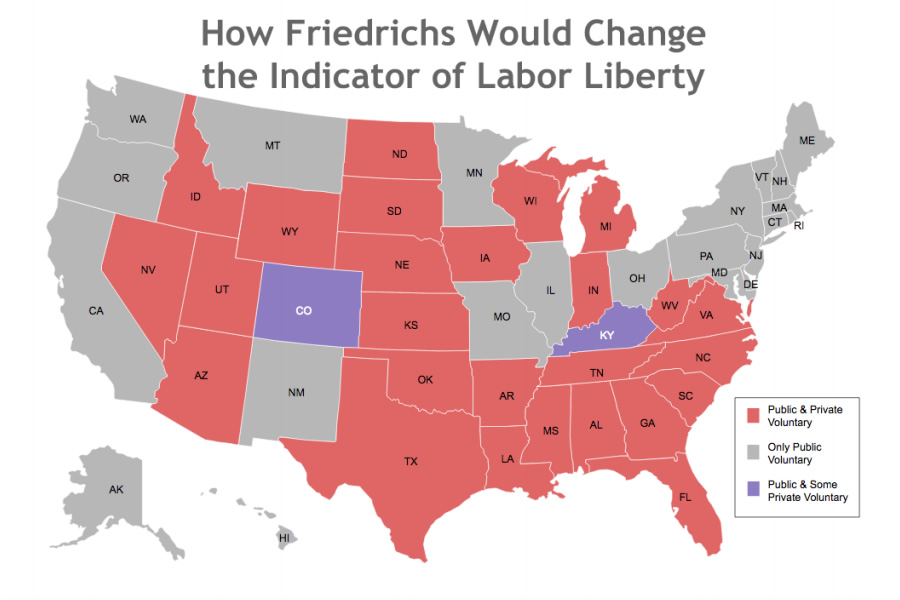 Friedricks Labor Map