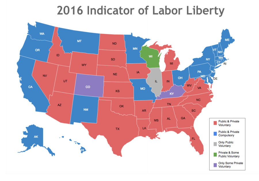 Labor Liberty Map