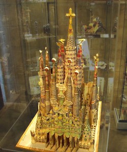 Gaudí's model of the completed church