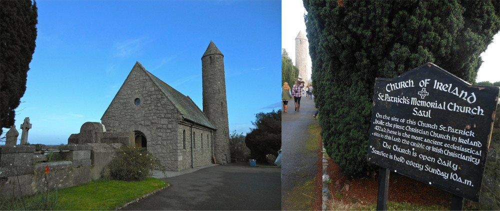Saul Church, The first sanctuary dedicated by St. Patrick, is known as the Cradle of Christianity in Ireland.