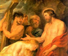 Peter Paul Rubens "Christ and Mary Magdalene" (1618)