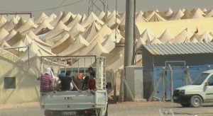 Syrian Refugee Camp on Turkish Border - 900